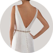 Shop V-Back Wedding Dresses UK